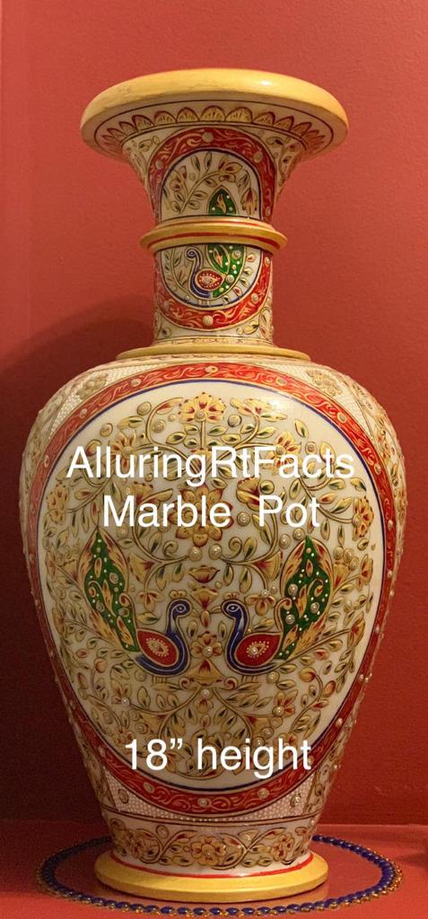 18 Inch Marble Pot