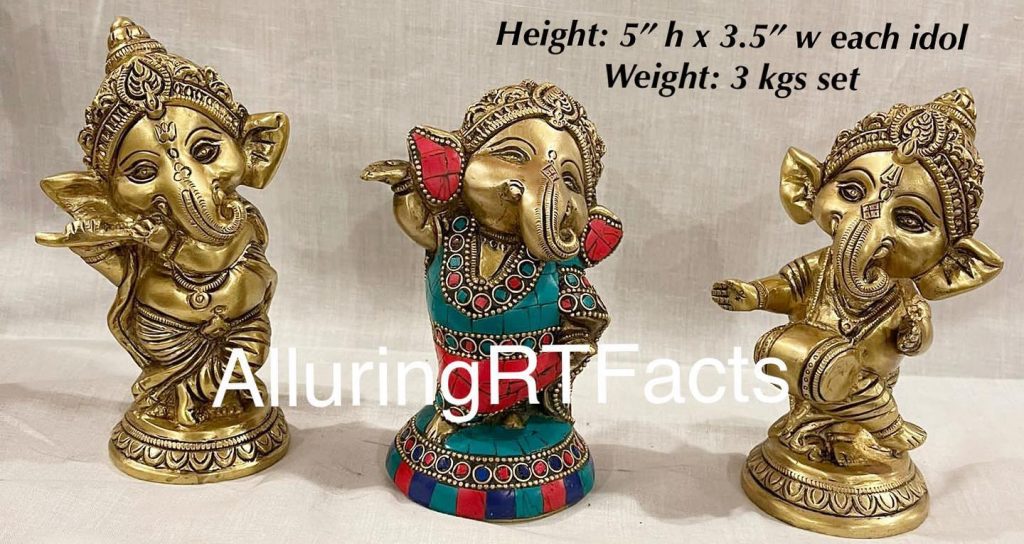 5 Inch Baby Ganesha Set