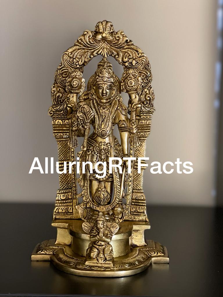 9 Inch Vishnu Antique Finish